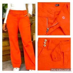 Flamingo Pants Mid-rise